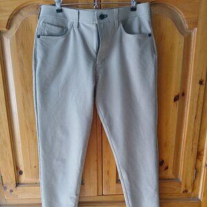 Public Rec Pants Mens 30x34 Tan/Taupe Chino Workday Tech 5-Pockets Straight Leg